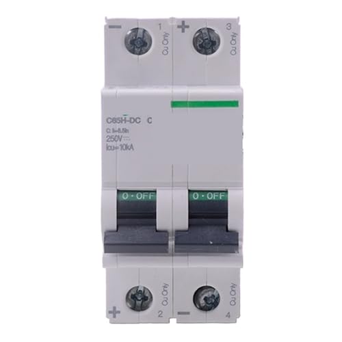 Disjoncteur miniature C65H-DC 2P C2A interrupteur pneumatique haute durabilité A9N22071