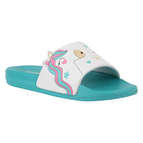 Image of WELCOME Unisex-Child Kids Flip-Flop Soft Comfortable Indoor & Outdoor Slippers Stylish Non-Slip Slide Home Casual Chappals For Boys & Girls
