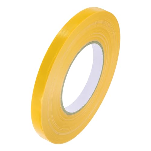Image of MECCANIXITY Colorful Craft Gaffers Tape Rolls Yellow 1 /2 inch X 45 Yards Matte Gaffers DIY Photo Albums for Gifts Decoration Backdrop Cables Floor Taping 1 Pcs