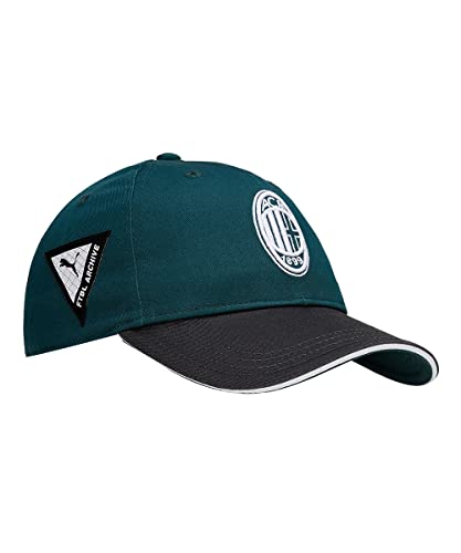 PUMA Ac Milan 024232 Ftblarchive Bb Cap Hat Unisex Varsity Green-Flat Dark Gray Taglia Unica