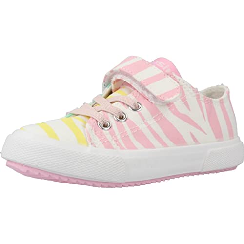 Chaussures de bébé en toile rose baskets scratch fille garçon taille 26