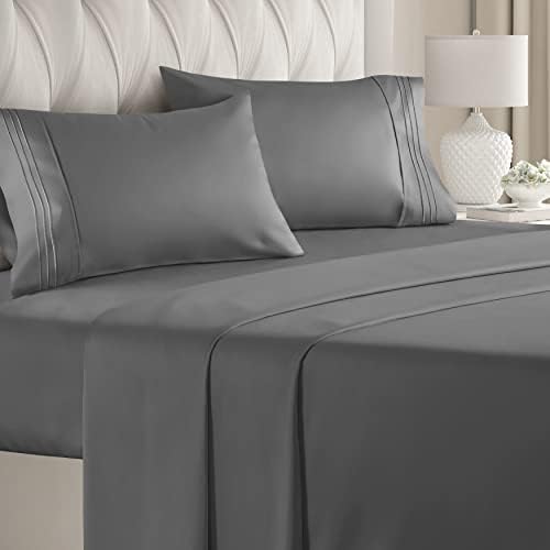 Full Size Sheet Set - Breathable \u0026 Cooling - Hotel Luxury Bed Sheets - Extra Soft - Deep Pockets - Easy Fit - 4 Piece Set - Wrinkle Free - Comfy –