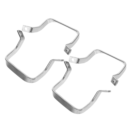 4 piezas de manija de olla de acero inoxidable para olla a presión y olla de sopa, manija resistente para cocina con espacio entre orificios de 9.8 cm miniatura 1