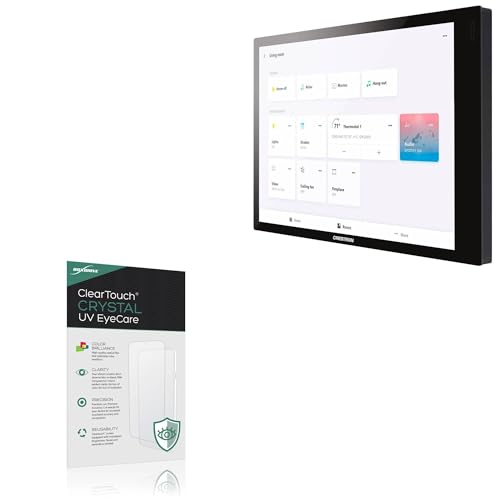 BoxWave Screen Protector Compatible With Crestron TSW-770-R (7 in) - ClearTouch Crystal Anti-UV EyeCare (2-Pack), Filters out Harmful Blue Light Reduce Fatigue