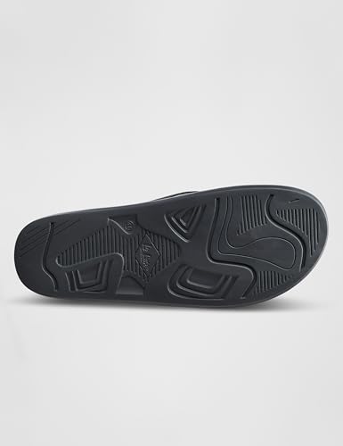 Image of Men's logo print flip-flops slippers