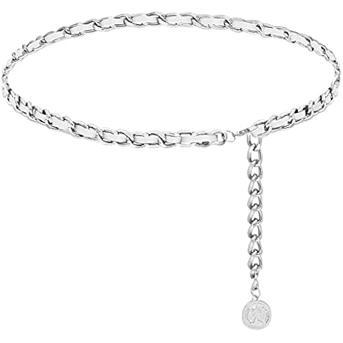HIQUACC Leather Layered Body Chain Belt Cover