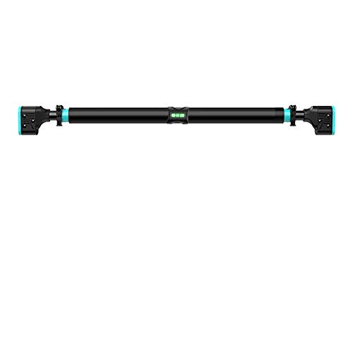 Barra de dominadas montada en la pared para gimnasio en casa, longitud ajustable de 75 a 150 cm, capacidad de 750 libras, agarres de espuma, ideal para entrenamiento de fuerza y ejercicios de peso