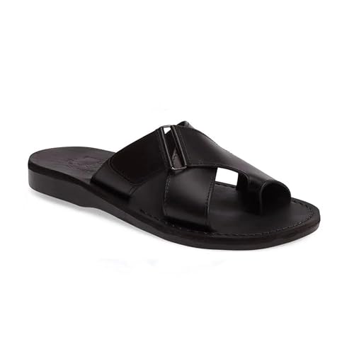 Asher - Leather Slide On Sandal - Men