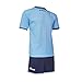 Zeus Kit complet d'autocollants pour maillot de football et short de sport, SKY-BLU, XXL