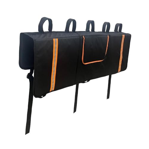 Vaveren Tailgate Bike Pad Tailgate Protection Pad 53 inch with Tool Pockets Heavy Duty Bicycle Rack Cover Accessory Tailgate Cover