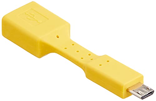 OTGP[u RlN^P[u Micro USB]USB^CvAX f[^][dP[u OTG A_v^[,yellow,2pack