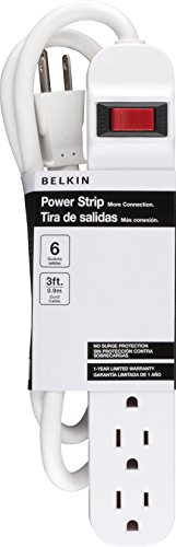Belkin 6-Outlet Power Strip, 3ft Cord - image 4