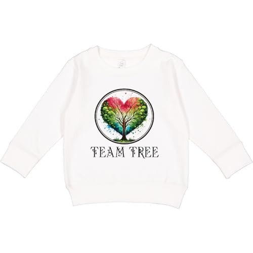 inktastic Arbor Day Team Tree Toddler Sweatshirt 4T White 4530f