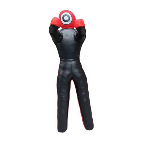 Yiju Unfilled Wrestling Dummy Punching Bag Practical Boxing Dummy Grappling Training Aid for Brazilian Exercise Outdoor Home Gym, 165cm Height