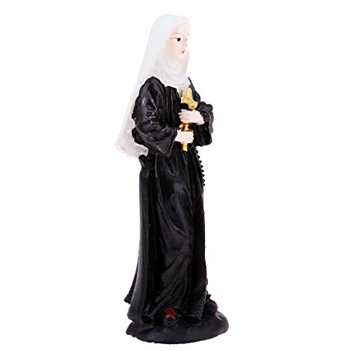 Baoblaze Mesa De Arena Resina Escena Monja Modelo Figura Mujeres Paisaje Decoración del Hogar Juguete Cover