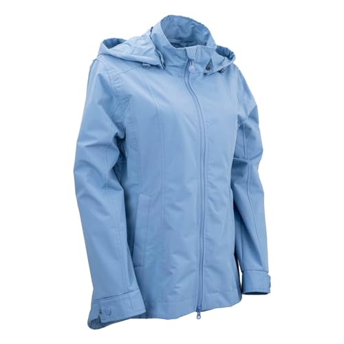 Outback Trading Company Women's Hattie Lightweight Water-Resistant Breathable Casual Outdoor Rain Jacket w/Detachable Hood2