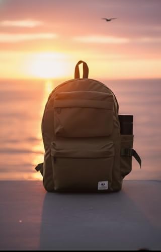 makov think different Makov Classic Backpack Light Brown - Image 7