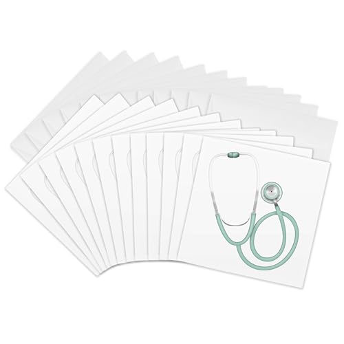 Cartes de vœux stéthoscope : écrivez aux soignants