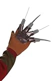 Adult Nightmare Killer Costume Glove | Freddy Claw Costume Accessory Elm Street Horror, Halloween Dream Creep Standard