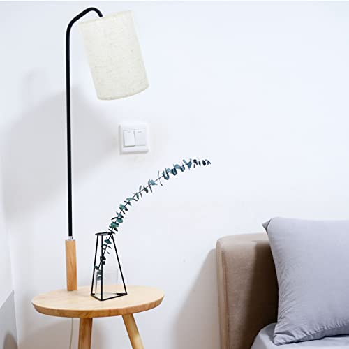 Image of Ceiling Lampshade Cylinder Lamp Shade Small Drum Lampshade Linen Fabric Light Shade Cover for Pendant Wall Scone Bedroom Living Room Table Home Decor 20x14cm