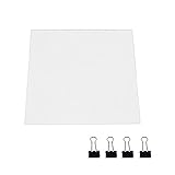 3D Printer Glass Bed Upgraded, Borosilicate Glass Plate for Creality Ender 3 Pro/Ender 3 V2/Ender 3 V2 Neo/Ender 3 Neo/3 S1/3 S1 Pro/5 Pro 235x235x3mm Build Surface Replacement with 4 Glass Clips