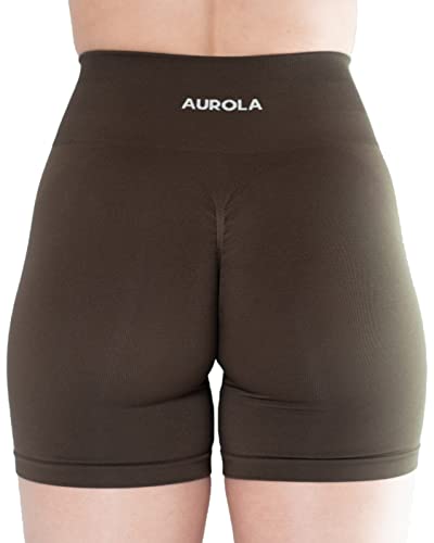 Image of AUROLA Intensify Workout Shorts for Women Seamless Scrunch Short Gym Yoga Running Sport Active Exercise Fitness Shorts