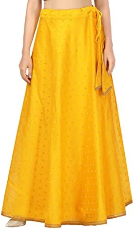 Studio Shringaar Women's Polyester Maxi Skirt