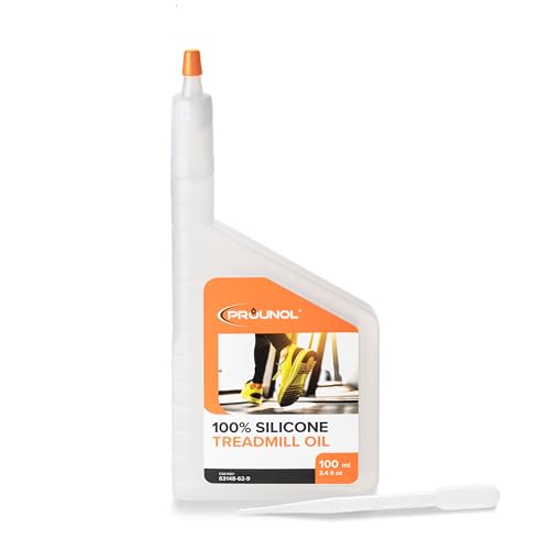 Prounol Lubricante Cinta de Correr - 100 ml – Aceite para Cinta de Correr - 100% Puro Aceite de Silicona - Cumple o supera los requisitos de Todos los Fabricantes de Equipos de Fitness