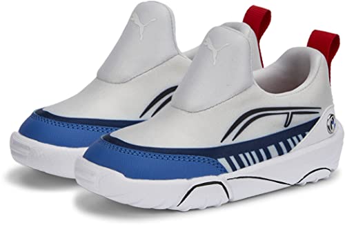 PUMA Toddler Boys BMW MMS Bao Kart Slip On Sneakers Shoes Casual - White2