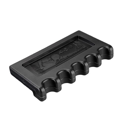 kowaku Pool Cue Holder Cue Claw 5 Place Space Saving Billiard Cue Rest Billiard Stick Rack for Home Billiard Players Tabletop, Weighted Anti Slip