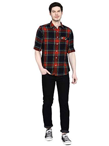 Image of Giordano Men's Cotton Slim fit Casual Shirt