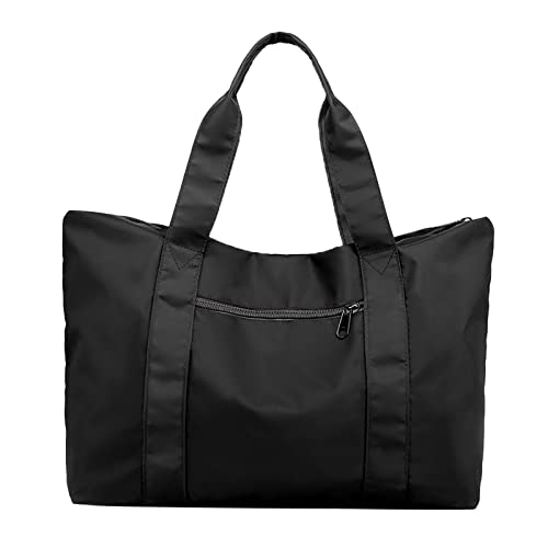Sac de voyage grande capacité en nylon léger avec bandoulière réglable portable