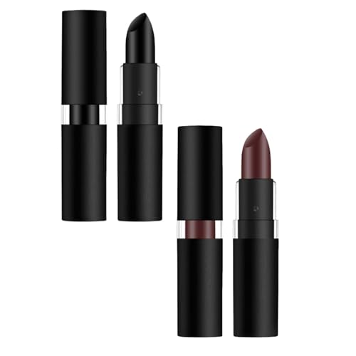 落ちにくい口紅 1/2/3本セット! ハロウィン 化粧品 保湿 潤い シアー 韓国コスメ コスプレ 黒リップ 長持ち リップグロス 可愛い マスク つかない レッド 高発色 色持ち 密着感 彼女 大人 ライト 立体感 携帯便利 唇 ラメ入り 口紅