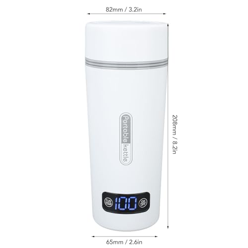 Tetera eléctrica portátil ZJchao acero inoxidable 350ml miniatura 7