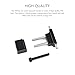 QZATTCAEN Alloy Steel Milling Vise Jaw Stop, CNC Machine Tool, Milling Machine Vise Quick Clamp Work Stop- Black