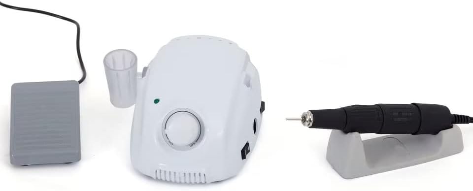 Micromotor de 35,000 RPM con escalón de pie disponible para juego de pulido de laboratorio, joyería sin escobillas tipo E Connect