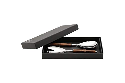 Conjunto de 2 Peças Colher e Garfo de Salada de Aço Inox Rojemac Prateado