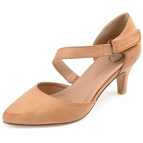 Journee Collection Wide D'Orsay Pumps with Heels