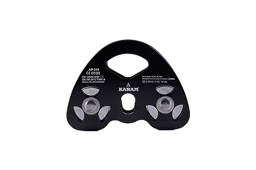 Image of KARAM Double Tandem Pulley Small with SS Sheaves -Smooth and Reliable Performance for Rigging and Rescue | Fall Protection & Safety Gear | AP016