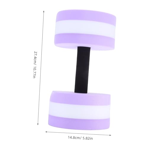 Set de 2 mancuernas acuáticas Hemoton de espuma EVA miniatura 2