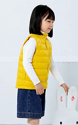 Happy Cherry Down Puffer Vest for Boy Girls Lightweight Water-Resistant Winter Jacket Outwear Kids Fall Sleeveless Coats4