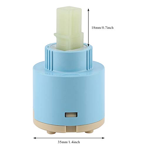 Replacement Ceramic Disc Cartridge, Water Mixer Tap Inner Control Faucet Valve - Image 2