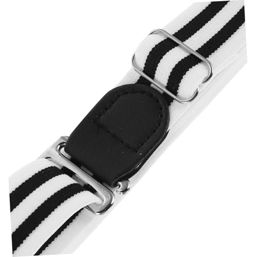 FRCOLOR 2Pcs Unisex Shirt Stays for Men and Women Non Slip Elastic Belt Holder Straps with Strong Clips Reliable Support for Office Travel and Everyday Use3