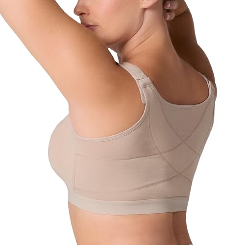 Leonisa All-In-One - Stretch Cotton Wireless Posture Corrector Bra
