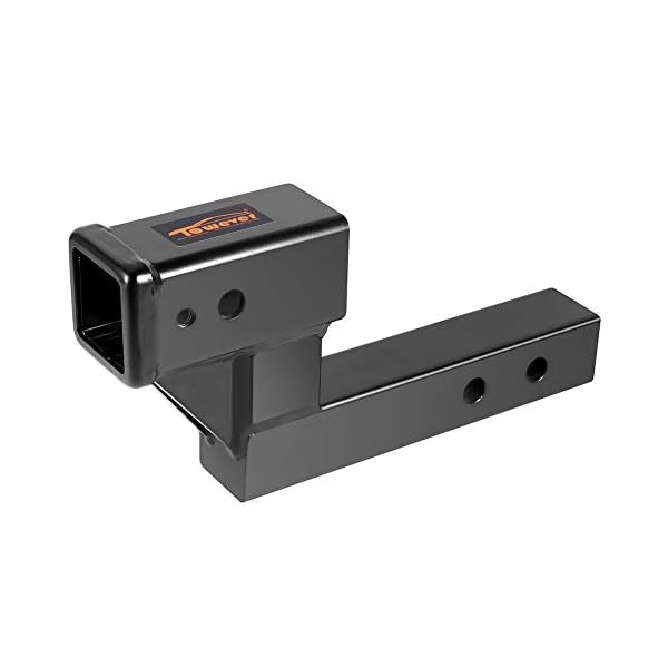 Towever 84122 Towever Hitch Extender 2 Inch Receiver with 4" Drop/Rise