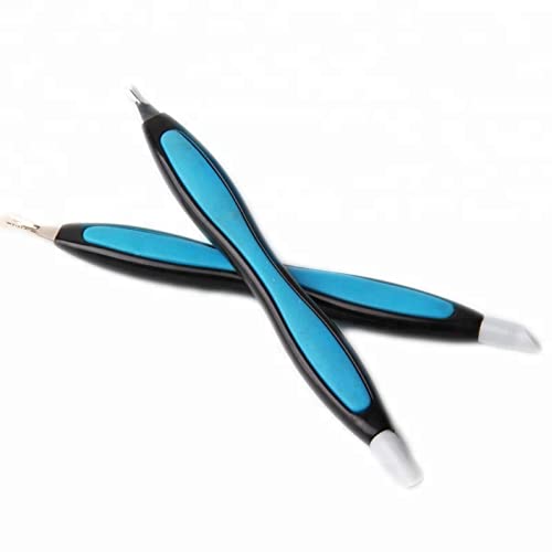 COSLUXE Nail Cuticle Trimmer Remover Plastic Handle Cuticle Pusher Rubber Nail Cleaner Double Head Dead Skin Cuticle Knife Removal Fork Nail art Tools for Girls Women and Men (Multicolors, Pack of 1)-picture-11