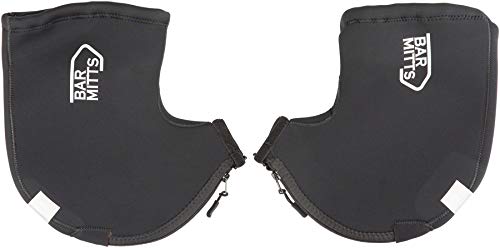 BAR MITTS Extreme Cold Weather Road Bicycle Handlebar Mittens, fits Campy/SRAM/Shimano with Internally Routed Cables, X-Large/Hydraulic Brake Levers