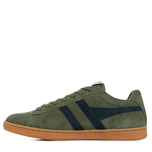 Image of Gola Equipe Suede - Sneakers for Men - Contrasting Wingflash - Heel Return - Durable Cupsole - Low Silhouette