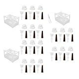 LOL-FUN 【自宅で簡単水耕栽培！】水耕栽培キット 無土壌栽培ボックス 【同時に6株野菜栽培可能】水耕栽培システム 水耕栽培植物用 屋内栽培 水耕培養 土不要 育苗箱 水培養 すいこう栽培 【野菜/果物/ハーブ/花など】野菜育成 家庭菜園 室内栽培 無土壌栽培植栽ボックス, 3セット