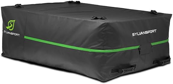 DuraCarrier - Waterproof Car Top Carrier - Soft Cargo Bag for Cars, Trucks, SUVs and Trailers - Black